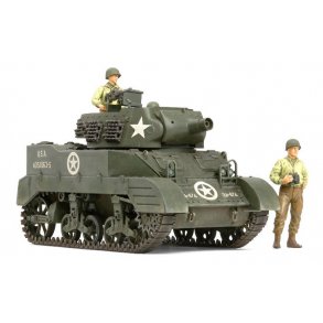 U.S. Howitzer Motor Carriage M8 med 3 figurer