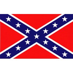 Amerikansk flag, Sydstaterne, strrelse C - 38 mm