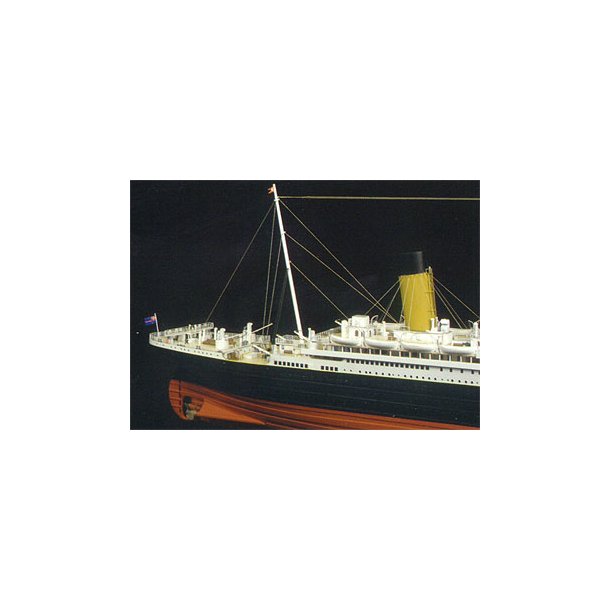 Tegninger: Titanic skala 1/250