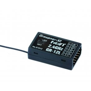 GR-12L HoTT 6-kanals modtager 2,4 GHz