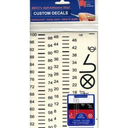 Dybdegangsmrker, Euro, Sort, skala 1/15