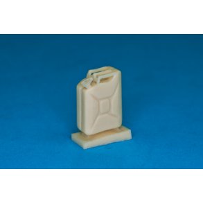 Jerry Can 20 liter i resin, skala 1/35, 6 stk.