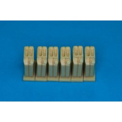 Jerry Can 20 liter i resin, skala 1/35, 6 stk.