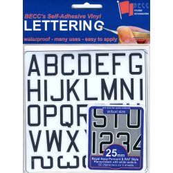 Bogstaver 25 mm Royal Navy og Royal Airforce