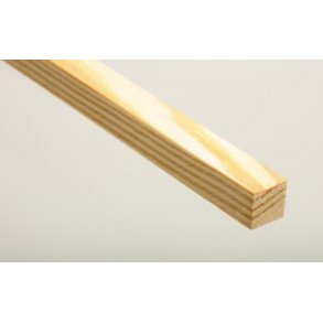 Fyrreliste 10 x 10 x 1000 mm, 1 stk.