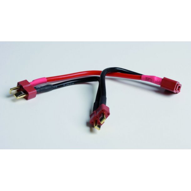 Adapter, Deans/T-plug, 2 han og 1 hun - serielt kabel