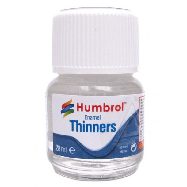 Klar fortynder (Enamel Thinner) - Humbrol 28 ml flaske