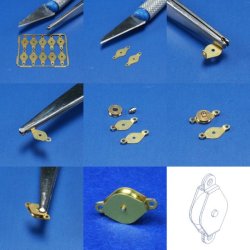 Rulle med 1 leje, 3,0 x 6,8 mm, 5 stk.