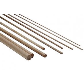 Rundstok af bg, 2 mm, 1000 mm, 1 stk.