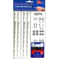 Dybdegangsmrker, Imperial, Hvid, skala 1/72