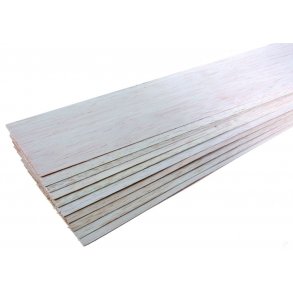 Balsaplade, 3,0 x 100 x 1000 mm