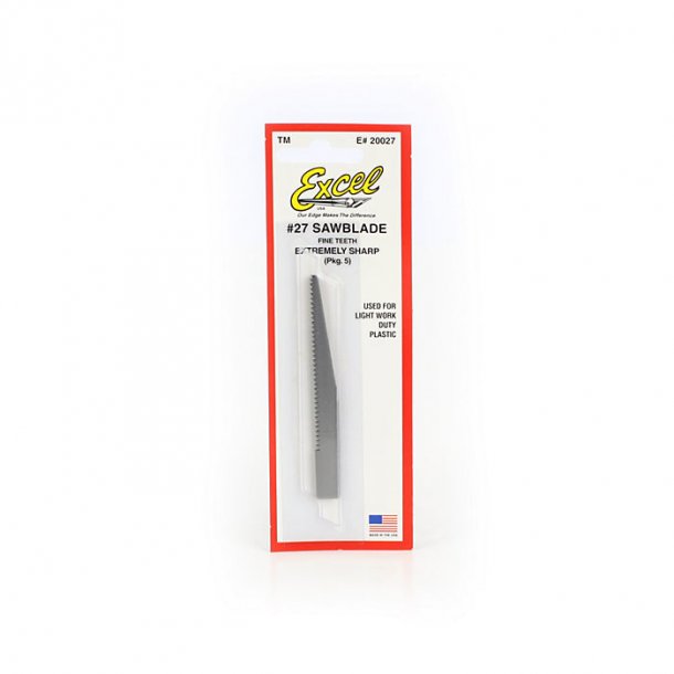 Knivblade sav #27 til Kniv K2, 5 stk.