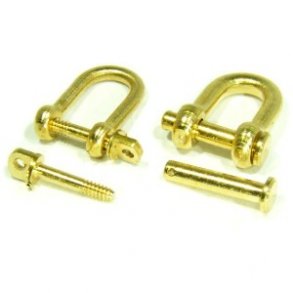Sjækel, 10,5 x 6 x M1,4 mm. 1 stk.