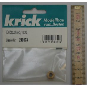 Loddebsning 3/16 x 40 til manometer