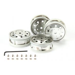 Matt Chrome Rear Wheels (22mm Double Tire)