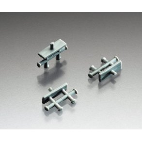 Dobbelt pullert med tvrpind 14 x 7,5 mm, 6 stk