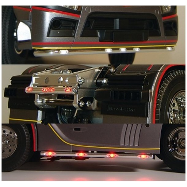 Markeringlys, EU lastbiler. Krom-st med LED