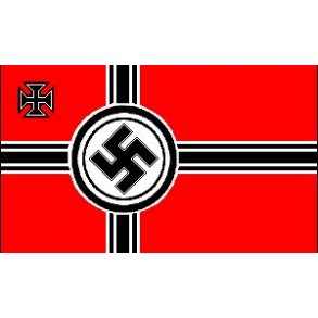 Tysk marineflag 1933-1945, størrelse D - 50 mm