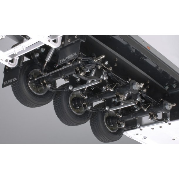 3-akslet kletrailer til Tamiya lastbiler