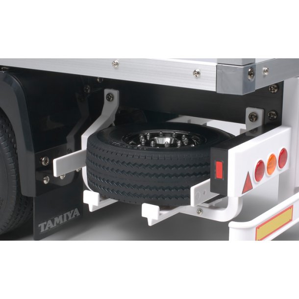 3-akslet kletrailer til Tamiya lastbiler