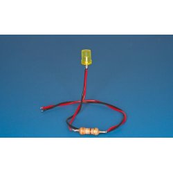 Lanterne Hvid 180 gr., 5,7 x 4 mm med LED, 1 stk