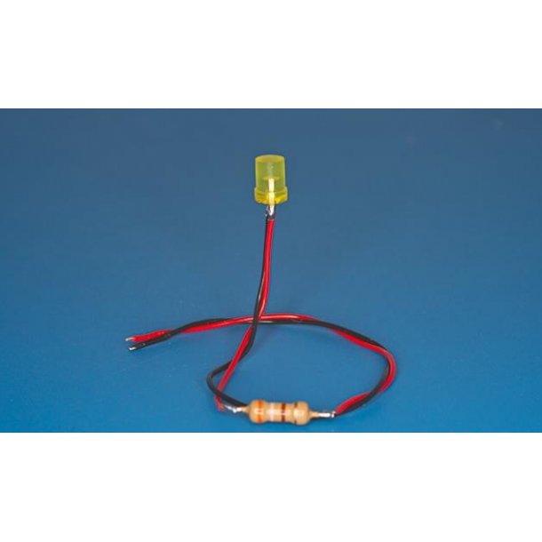 Lanterne Hvid 180 gr., 5,7 x 4 mm med LED, 1 stk