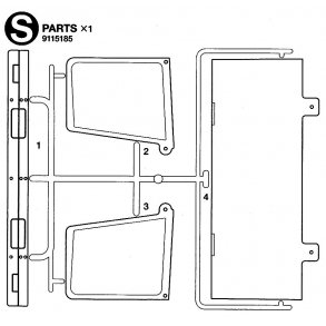 S-dele (forrude, sideruder, solskrm)
