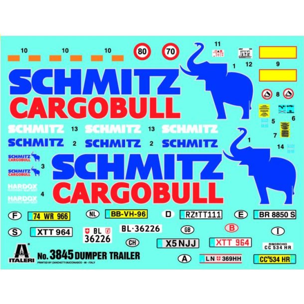 Dumper trailer skala 1/24