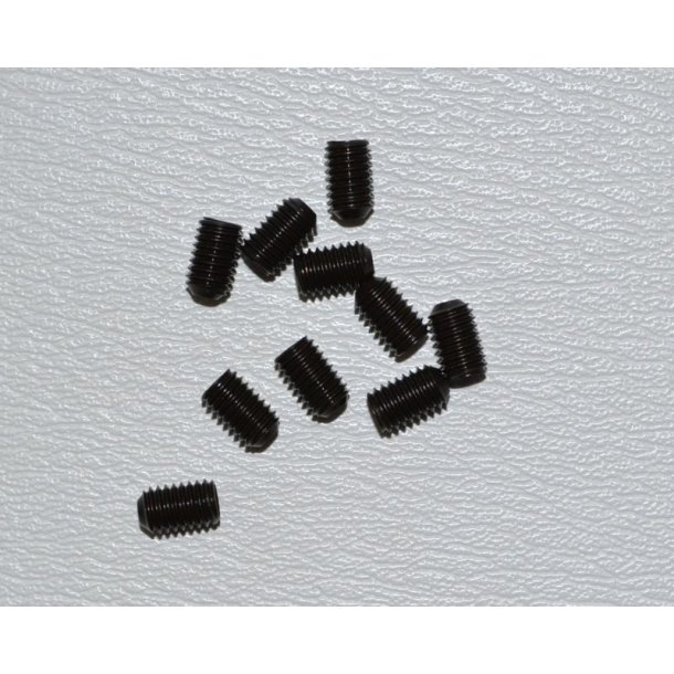 Pinolskrue M4  6 med indv. sekskanth., 10 stk.