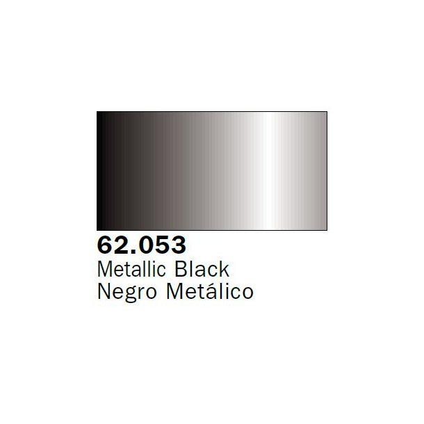 Metallic Black Premium (62053) - Vallejo 60 ml