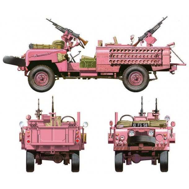 British S.A.S. Land Rover Pink Panther