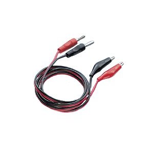 Universielt ladekabel med krokodillen�b og bananstik