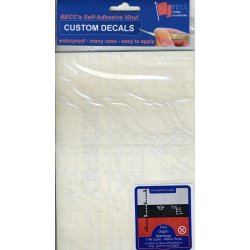 Dybdegangsmrker, Metric, Hvid, skala 1/48