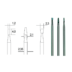 Proxxon Hrdtmetalfrser, 3 dele