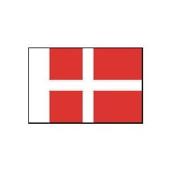 Dansk flag, strrelse B - 25 mm