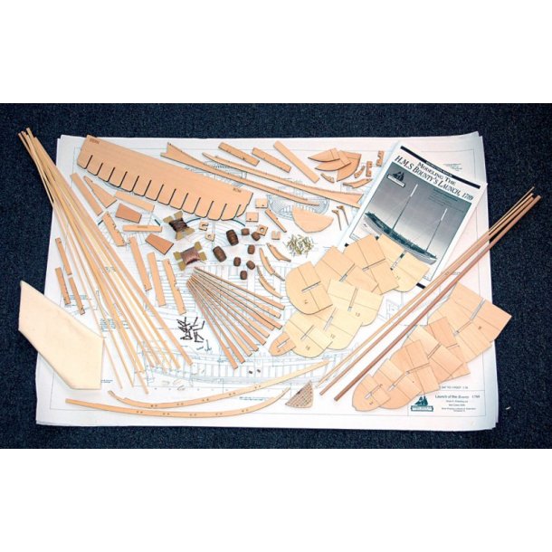 HMS Bounty Launch, skala 1/16