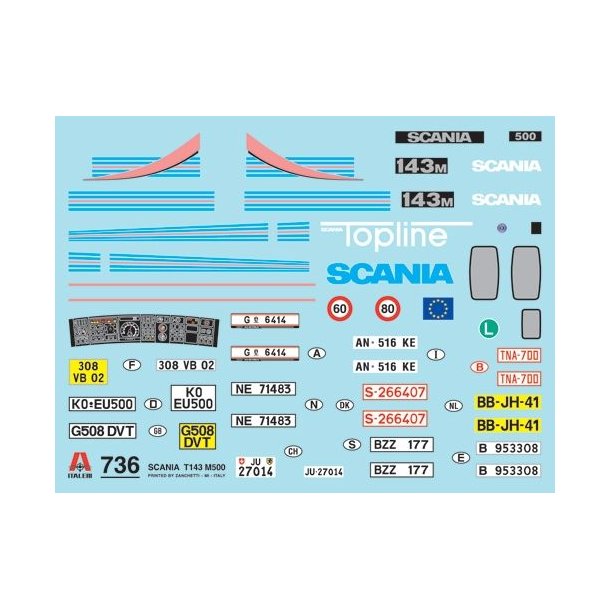 Scania T143 M500 Topline