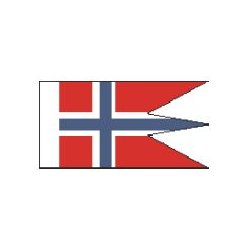 Norsk splitflag, strrelse G - 125 mm