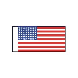 Amerikansk flag 1912 - 1959, strrelse E - 75 mm