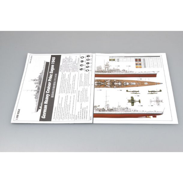 German Prinz Eugen, skala 1/350