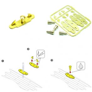 Pullert, byggest, 11,5 x 3,0 mm, 4 stk.