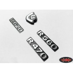 Scania logoer i metal til frontgitter