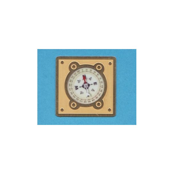 Kompas med blnde, 20,5 x 20,5 mm