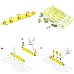 Pullert, byggest, 22,0 x 3,0 mm, 4 stk.