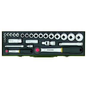 Proxxon Topnglest til biler - med 1/4 og 1/2 tomme skralder