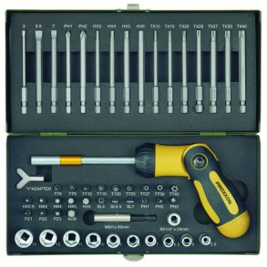 Proxxon skruetrkkerst med 54 dele