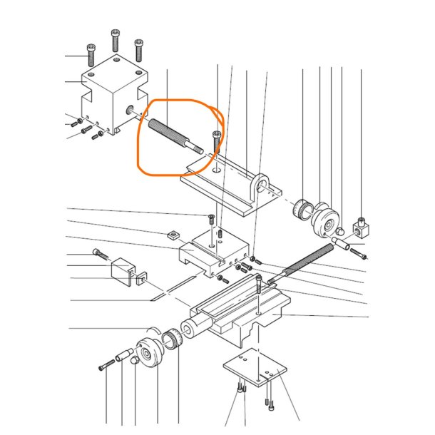 Proxxon reservedel: Spindel til PD 230