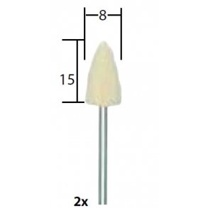 Proxxon Filtstifter, 8 x 15 mm, 2 stk.