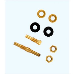 Vandindtag Ø4 mm rør med M6 gevind, messing