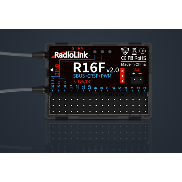 R16F - 16-kanals modtager